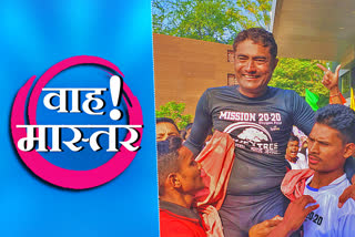 to save environment, rajesh patil from aurangabad swim for 20 hours