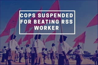 Five cops suspended for beating RSS worker in Amethi