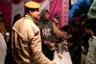 Alwar news, rajasthan news,शराब छोड़ने की शपथ, बहरोड़ पुलिस,  दूध पिलाकर नववर्ष की बधाई