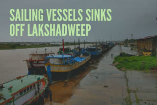 Mangaluru based sailing vessels sinks off Lakshadweep islands