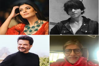 bollywood celebs wish happy new year, bollywood wish new year by social media, amitabh bachchan, shahrukh khan, sushmita sen, anil kapoor, sara ali khan