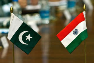 india pak flag