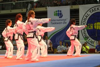 अलवर की खबर,  National competition of Taekwondo