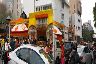 Long queues are seen near sai mandir  at lodhi road