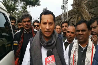 Tourism Minister Surendra Singh Baghel wishes New Year in Dhar