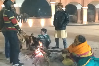 people doing pinddan in severe cold in gaya