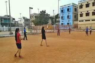 Sportsmen training camp started for Ball Badminton University in mahasamund