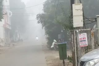 Bhopal wrapped in fog