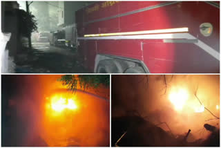 peeragadhi fire Many fire personnel trapped during rescue operations