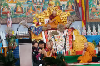 Dalai Lama teaching session in bodh Gaya