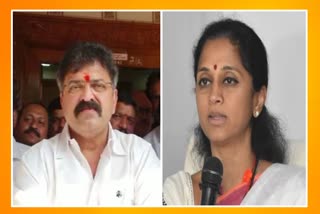 Supriya Sule and Jitendra Awhad