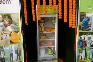 Happy fridge will provide food to poor