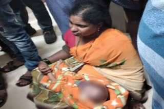 Death of child due negligence of doctor's in Harihara privet hospital