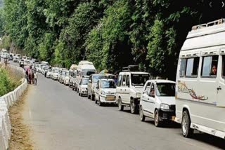 traffic problem in paonta sahib