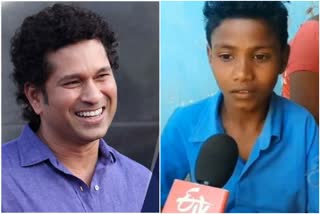 Sachin shares cricket video, ತೆಂಡೂಲ್ಕರ್​ಗೆ ಧನ್ಯವಾದ ತಿಳಿಸಿದ ಬಾಲಕ