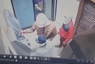 thieves tried to steal atm in palwal