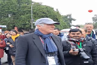 hollywood star richard gere reached bodhgaya