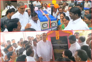 Minister Harish Rao laid the foundation stone for many development projects at siddipet district
