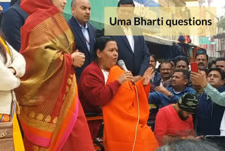 Uma Bharti asks  Uddhav Thackeray  Savarkar's honour  Congress  Congress Seva Dal  Book released  ഗോഡ്‌സെ-സവര്‍ക്കര്‍ പരാമര്‍ശം  കോണ്‍ഗ്രസിനെതിരെ ഉമാ ഭാരതി  ഹിന്ദു മഹാസഭാ നേതാവ് വി ഡി സവര്‍ക്കര്‍  നാഥുറാം ഗോഡ്‌സെ  മുൻ കേന്ദ്രമന്ത്രി ഉമാ ഭാരതി  വീർ സവർക്കർ എത്രമാത്രം ധൈര്യശാലിയായിരുന്നു