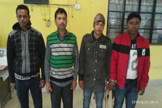 Golaghat police arrested a robbers team