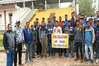 Shahdol's 42 players leave for Baiga Olympics