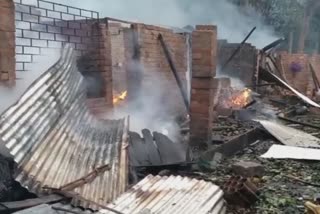 Explosion in a fire cracker factory at Naihati