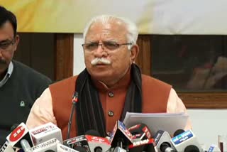 manohar lal khattar targeted congress