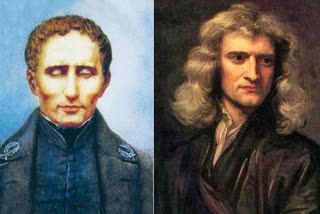 Louise Braille and Sir Isaac Newton