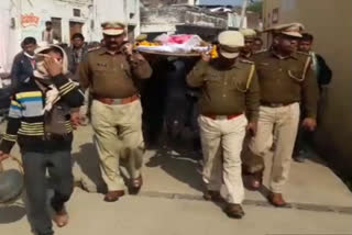 Rajsamand news, Constable died in car accident, Rajsamand , कार की टक्कर से कांस्टेबल की मौत,आंजना देवगढ़ निवासी, लसानी चौराहा राजसमंद , राजसमंद का कुंभलगढ़ दुर्ग