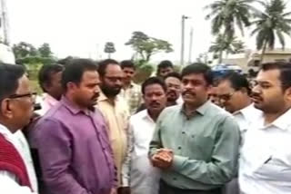 srikakulam dst collector visits on rice grain