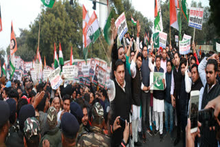 DPCC protested against nankana sahib gurudwara attack on saturday