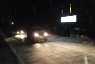 Snowfall started in Kinnaur, किन्नौर में शुरू हुई बर्फबारी