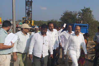 Yateendra Siddaramaiah inspection Mysore-T Naraseepur road