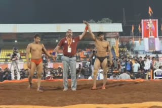 indapur wrestler sagar markad win gold in 61 kg