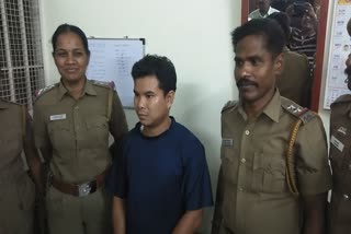 pocso arrest  assam youth arrested in pollachi under pocsco  பொள்ளாச்சியில் போக்சோ சட்டத்தின் கீழ் கைது  சிறார்களின் ஆபாச படங்களைப் பகிர்ந்த அஸ்ஸாம் இளைஞர்  பொள்ளாச்சி குற்றச் செய்திகள்