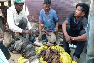 Kumarikata Rat meat market