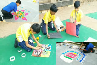 students cultural activities in karimnagar