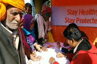 Free health testing camp organized in Agar