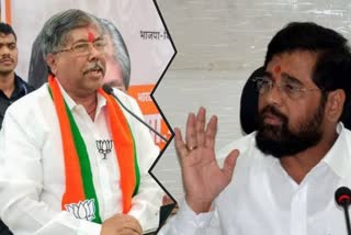 Eknath shinde criticism on chandrakant patil