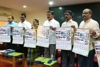 agriculture minister niranjan reddy unveiled dairy and calender