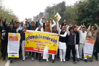 haryana roadways protest sirsa