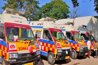 halol 4 new 108 ambulances