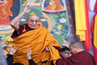 dalai lama in bodhgaya