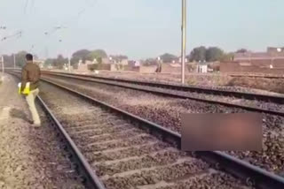 Woman commits suicide by coming in front of train in gwalior