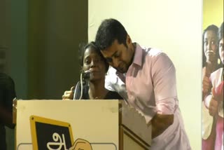 actor suriya cry on stage after listening to poor student story