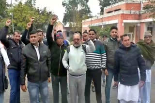 roadways workers protest in sirsa