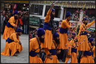 Punjabi artists perform Kala Gatka