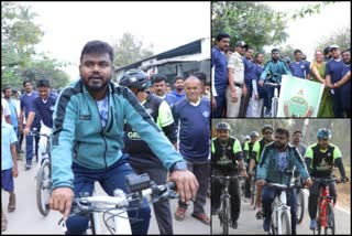 Koppal DC  riding On Cycle