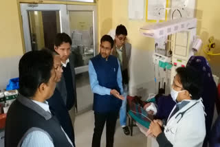 राजकीय जवाहर चिकित्सालय,  Government Jawahar Hospital, जैसलमेर जिला कलेक्टर नमित मेहता,  Jaisalmer District Collector Namit Mehta