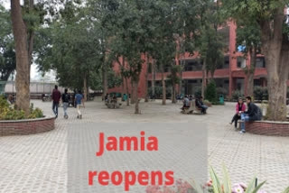 Jamia Milia Islamia University re-opened after winter holidays